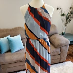 A. Byer Striped Maxi Dress